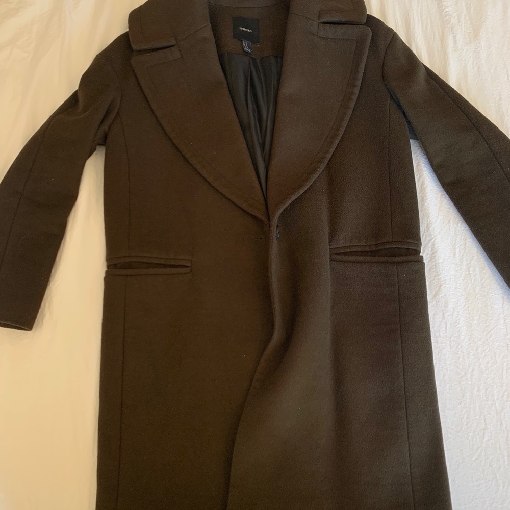 Dark Olive Green Trench Coat
